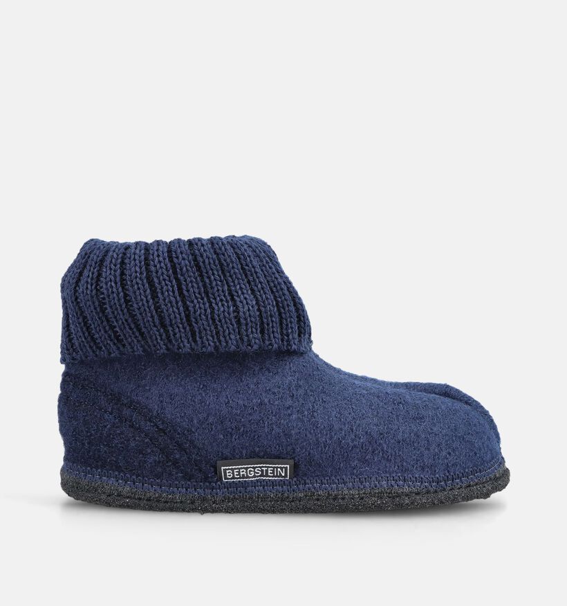 Bergstein Cozy Pantoufles en Bleu fonc&eacute; pour gar&ccedil;ons (381296)