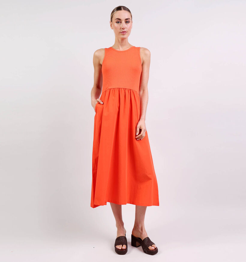 The Shirt Project Robe mi-longue en Orange pour femmes (376281)