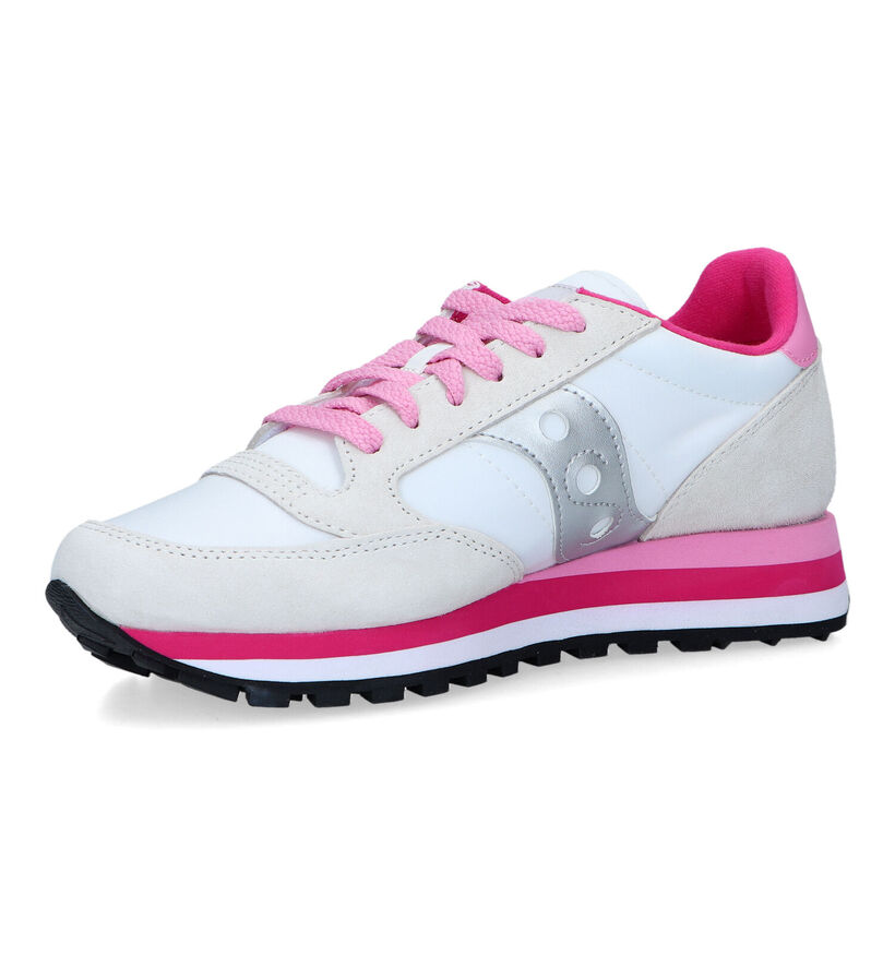 Saucony Jazz Triple Witte Sneakers voor dames (320811) - geschikt voor steunzolen