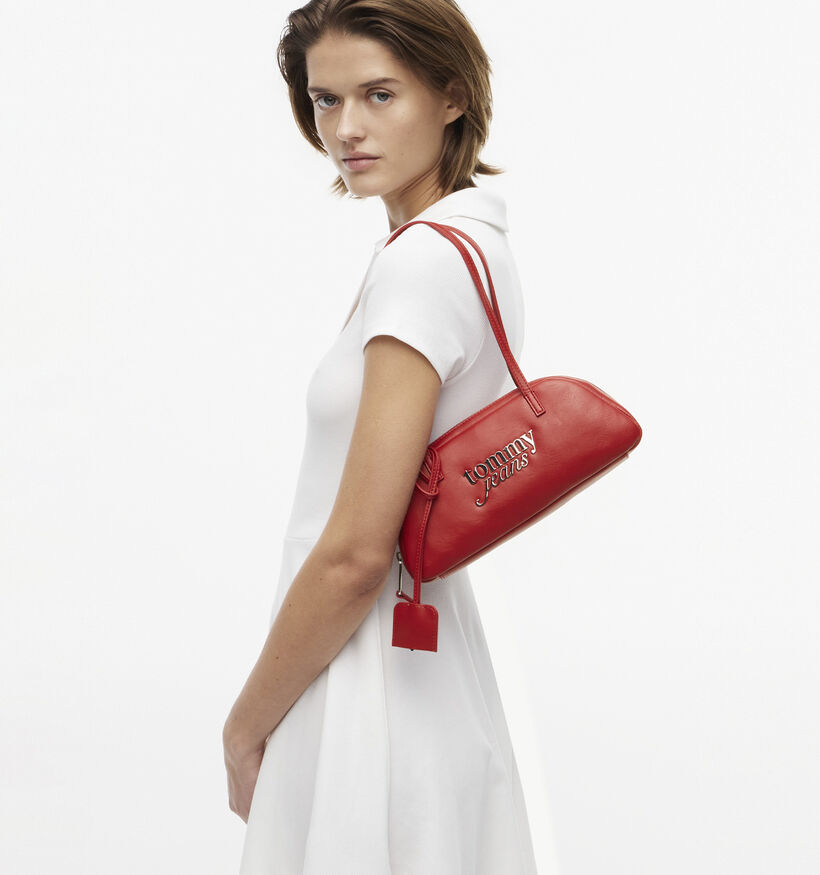 Tommy Hilfiger Bold Rode Schoudertas voor dames (375861)
