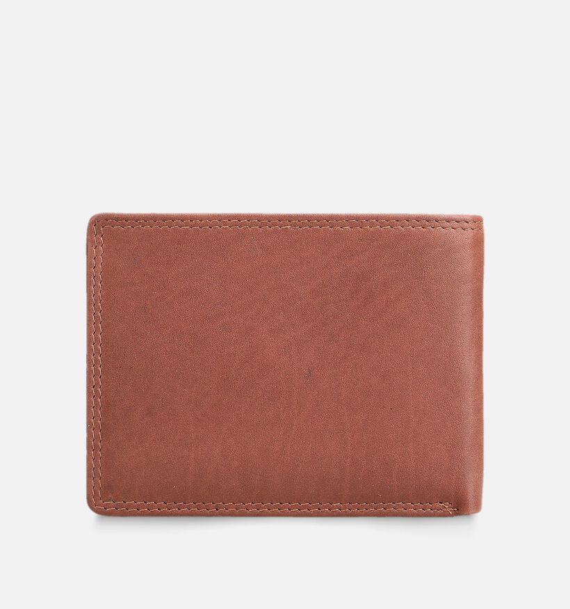 Euro-Leather Porte-monnaie en Cognac pour hommes (375841)