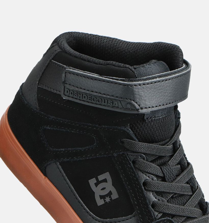 DC Shoes Pure High Top Baskets montantes en Noir pour garçons (360798) - pour semelles orthopédiques
