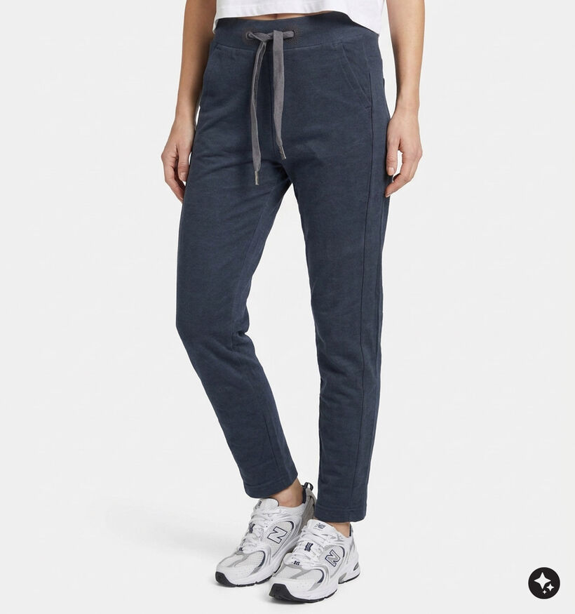 Elbsand Brinja Pantalon de jogging en Bleu fonc&eacute; pour femmes (381267)
