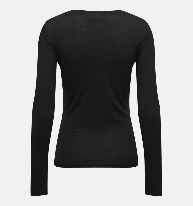 JDY Suma T-shirt manches longues en Noir pour femmes (344152)