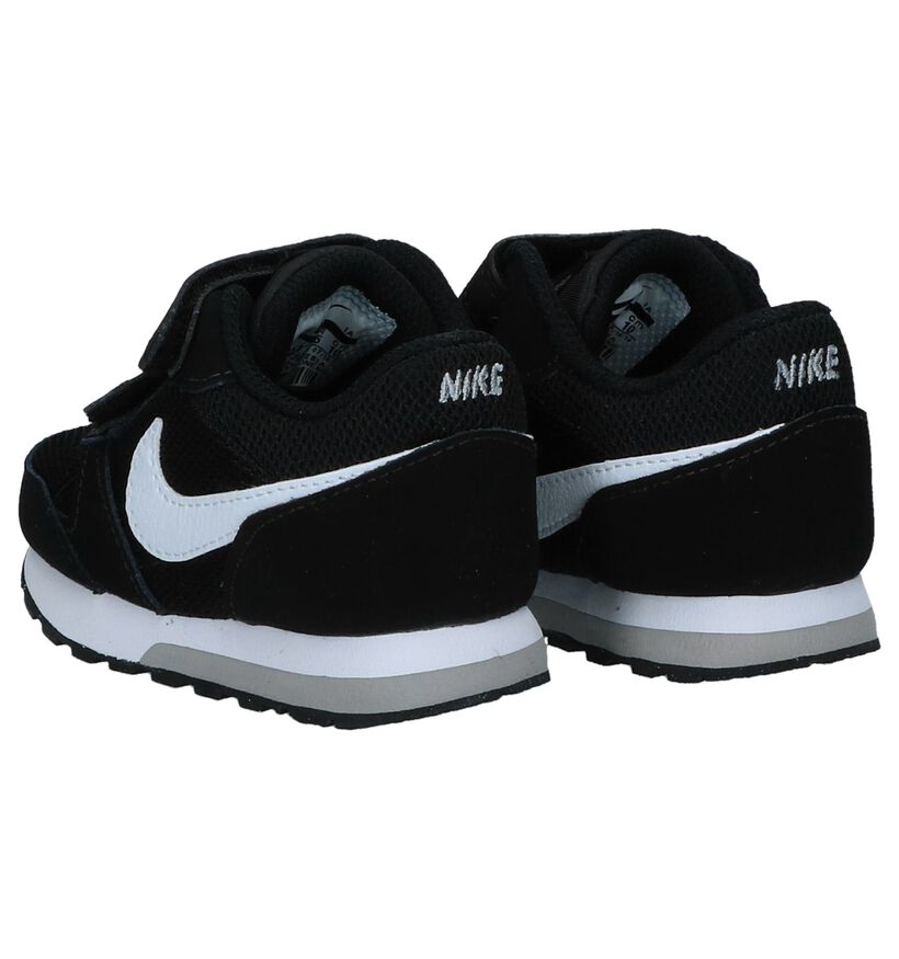 Zwarte Velcro Babysneakers Nike MD Runner 2 in kunstleer (234329)