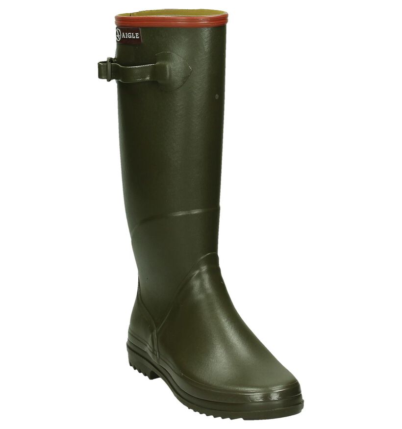 Aigle Bottes de pluie en Vert kaki en caoutchouc (161471)