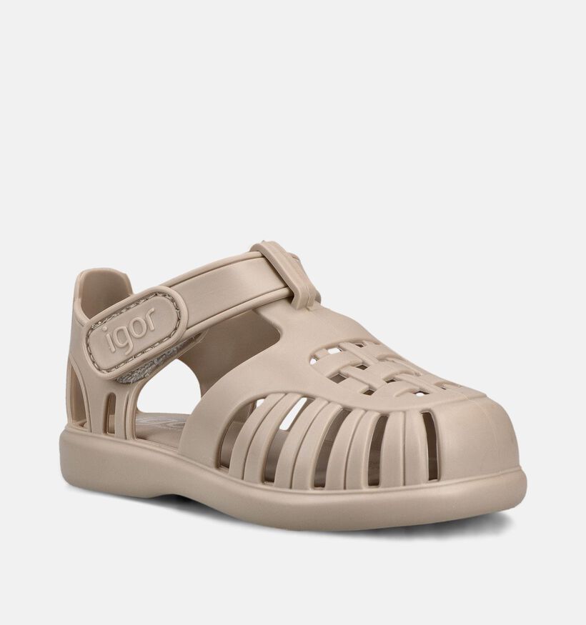 Igor Sandales pour b&eacute;b&eacute; en Beige pour filles, gar&ccedil;ons (373088)