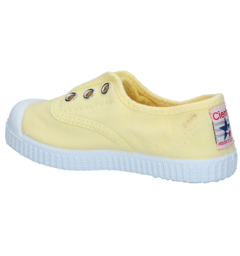 Cienta Slip-ons en Jaune pour filles (339782) - pour semelles orthopédiques