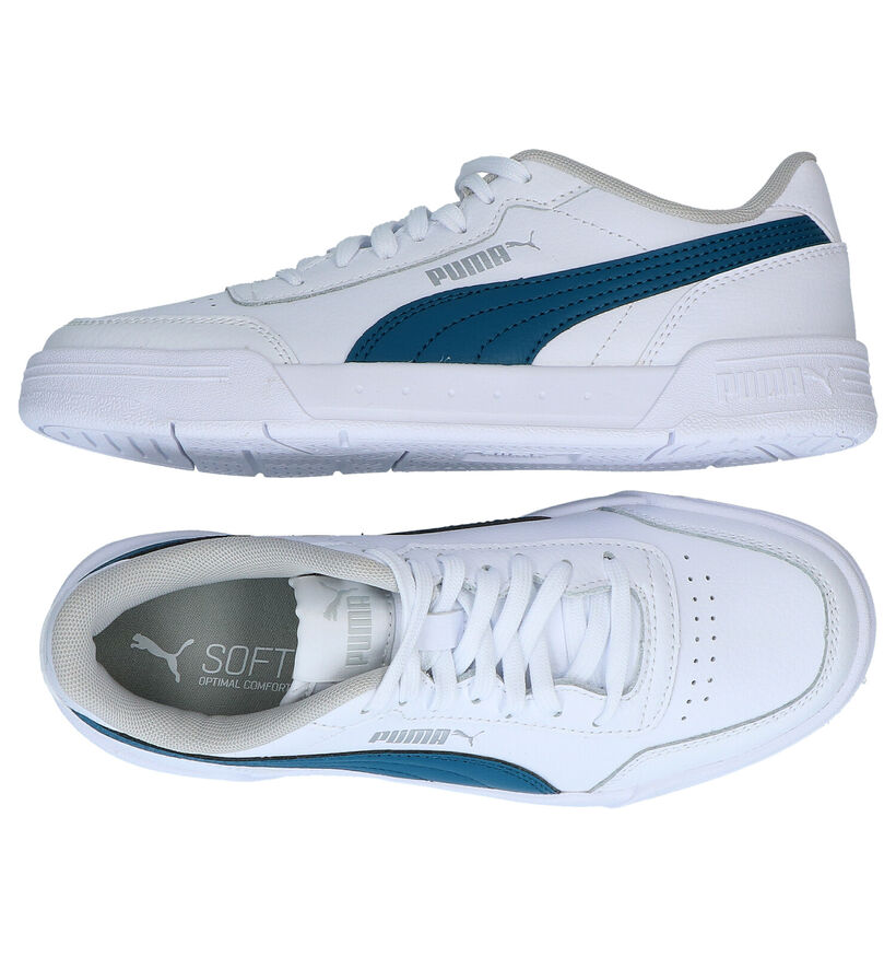 Puma Caracal Witte Sneakers in leer (276757)