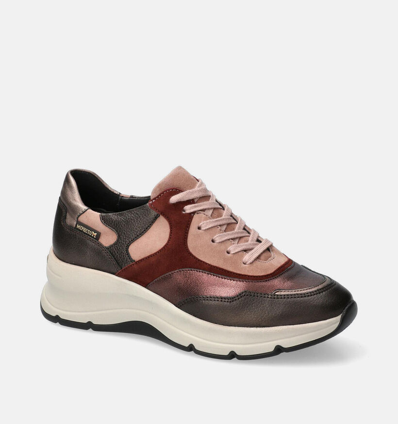 Mephisto Halbane Baskets en Marron pour femmes (379090) - pour semelles orthop&eacute;diques