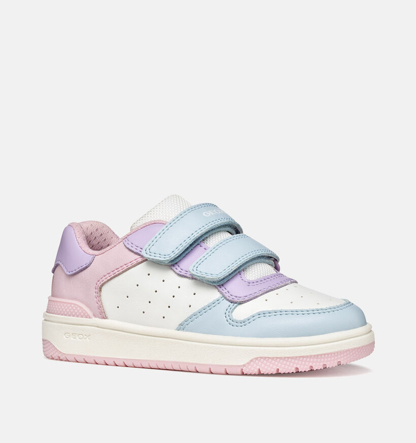 Geox J Washiba Baskets basses en Blanc pour filles (369996)