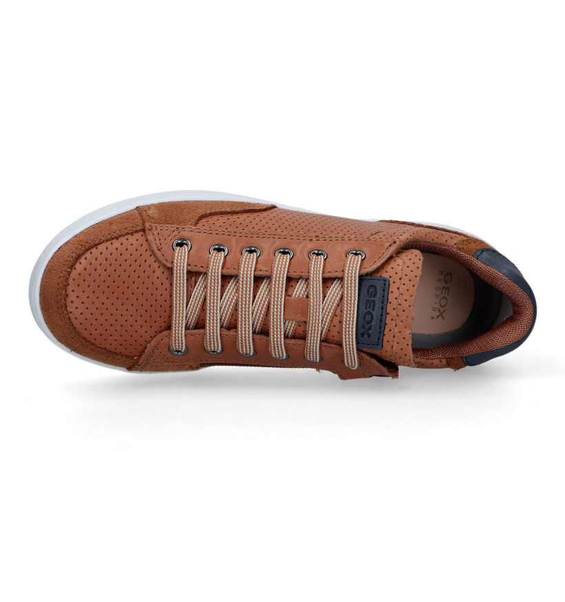 Geox DJRock Chaussures basses en Bleu pour garçons (320625) - pour semelles orthopédiques