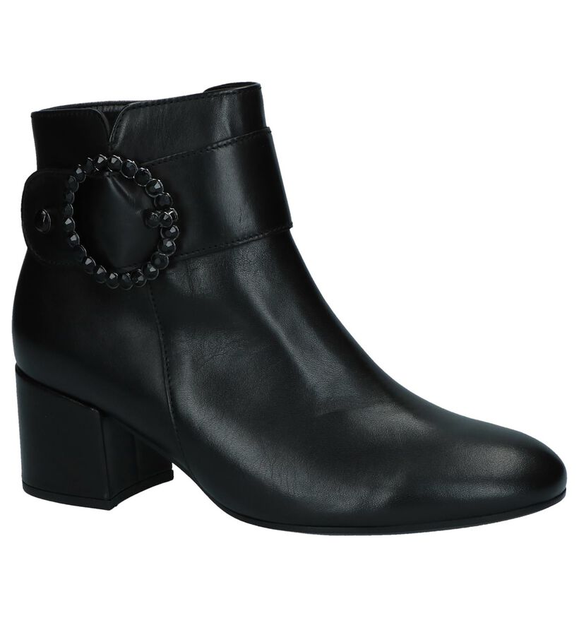 Gabor Best Fitting Bottillons en Noir en cuir (231295)