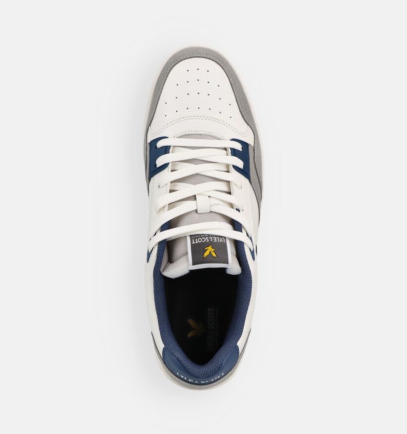 Lyle & Scott Callum Ecru/Grijze Sneakers voor heren (369046) - geschikt voor steunzolen