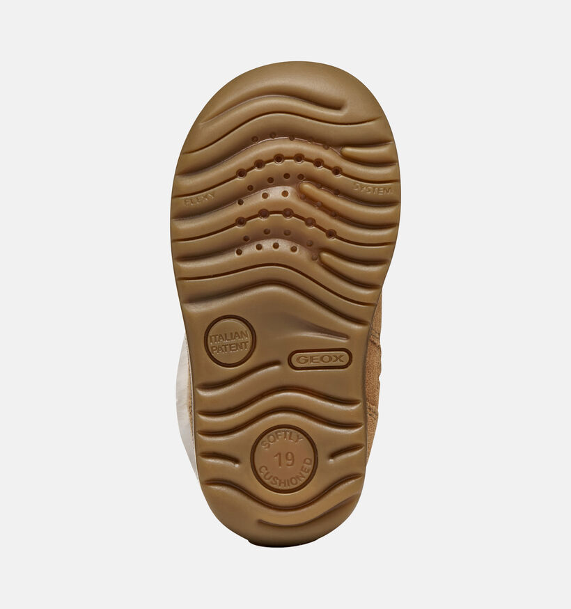 Geox Macchia Suede Bruine Laarzen voor meisjes (376250) - geschikt voor steunzolen