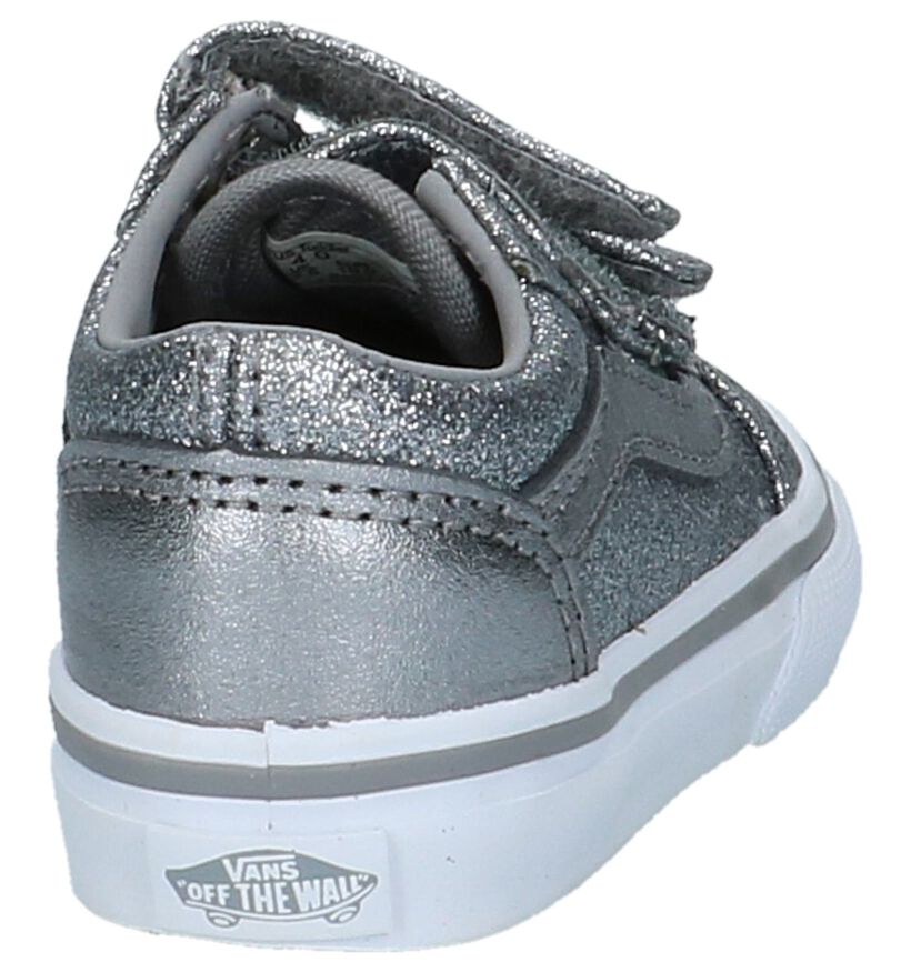 Vans Old Skool Baskets de skate en Argent en textile (207933)