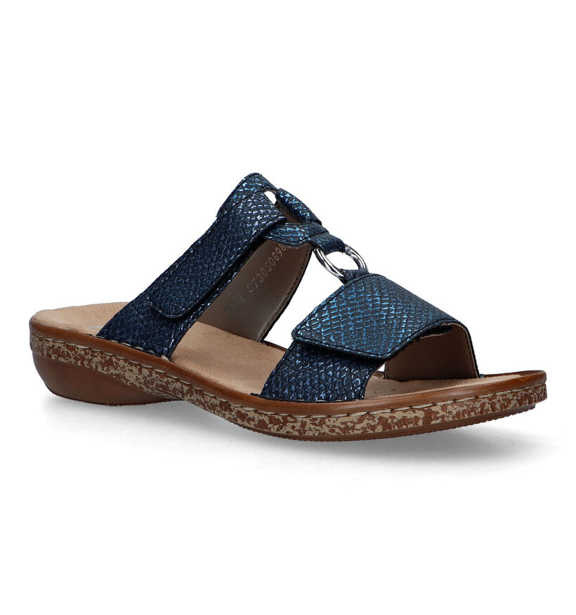 Rieker Blauwe Slippers voor dames (339077)