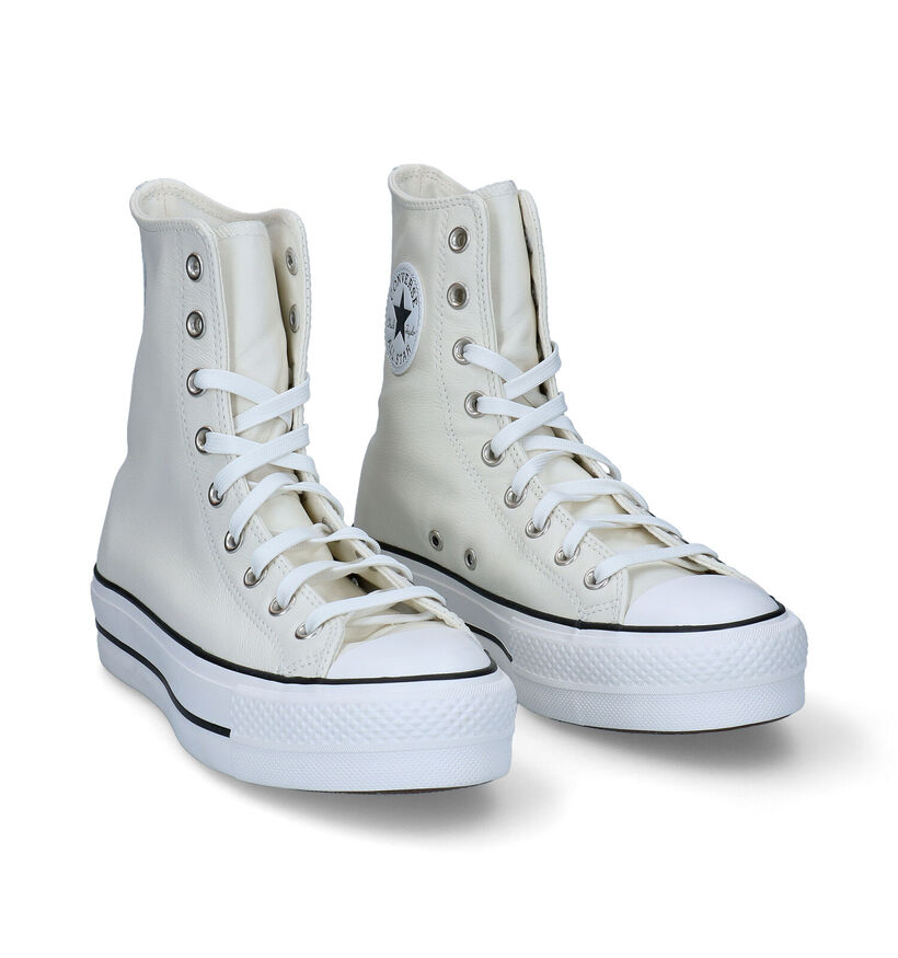 Converse CT All Star Lift X Baskets en Écru pour femmes (293704)