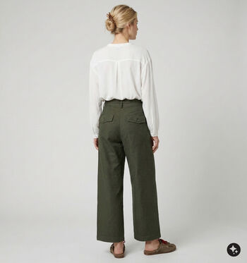 Vero Moda Pantalons Vert