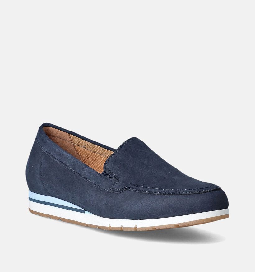 Gabor OptiFit Blauwe Instappers voor dames (355003) - geschikt voor steunzolen