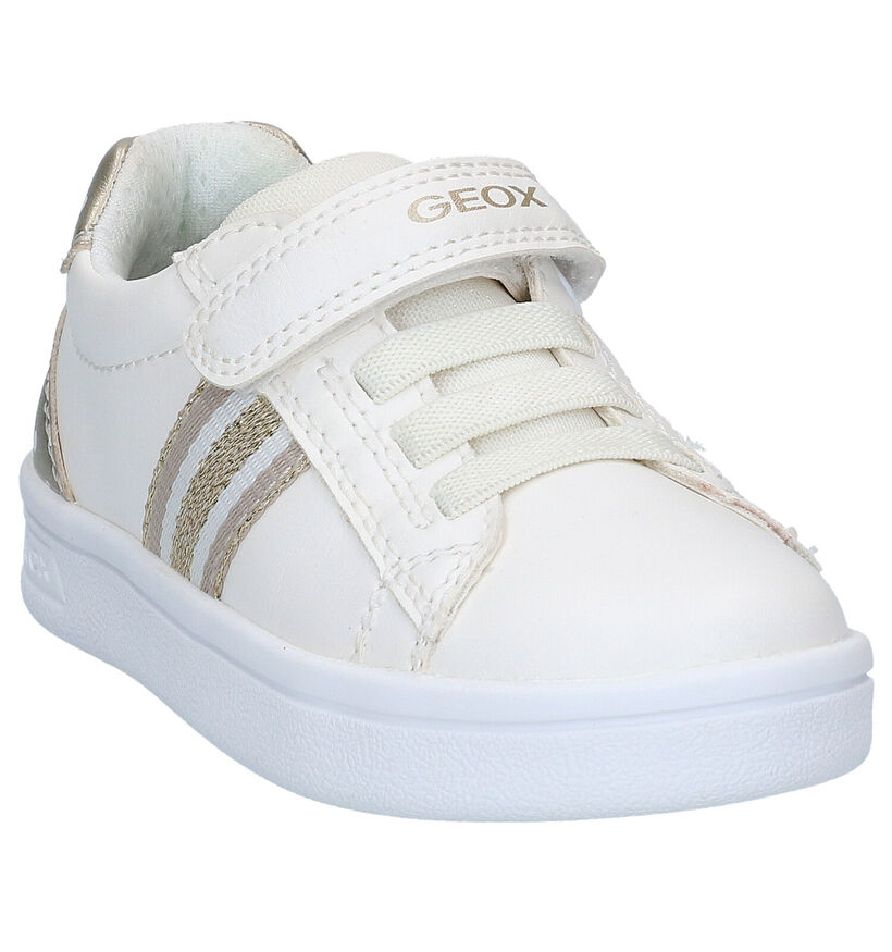 Geox DJ Rock Chaussures à velcro en Blanc en simili cuir (286929)