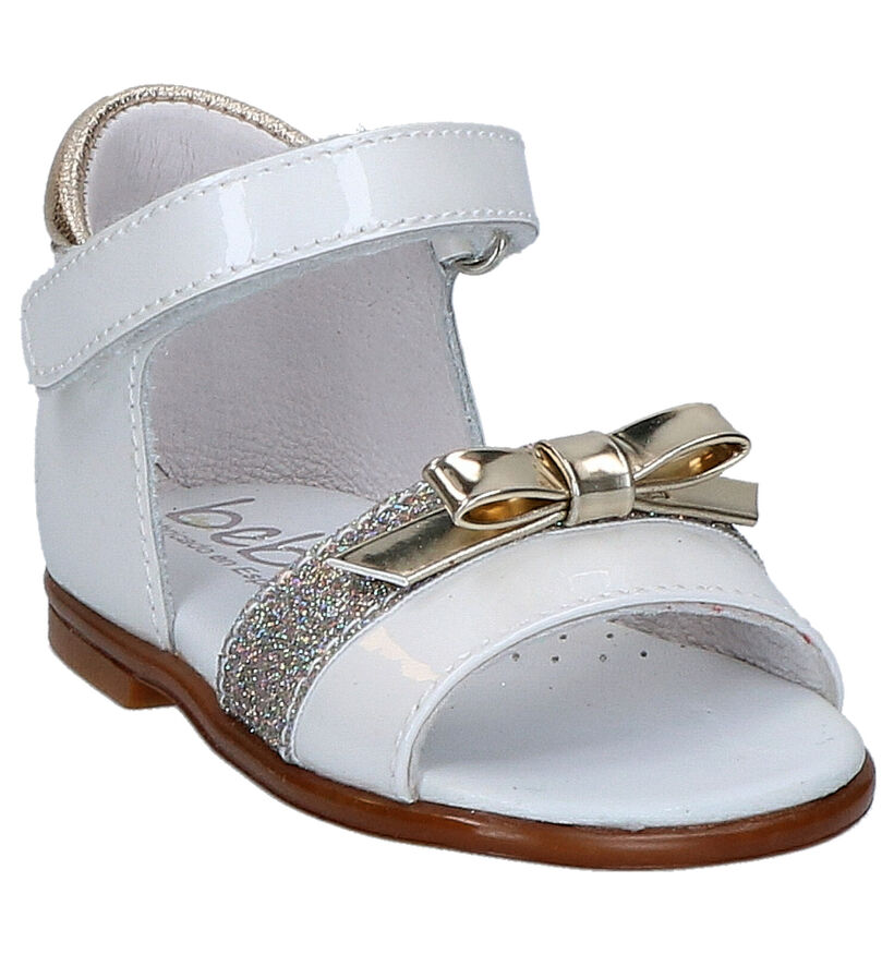 Beberlis Sandales pour bébé en Blanc en cuir (271464)