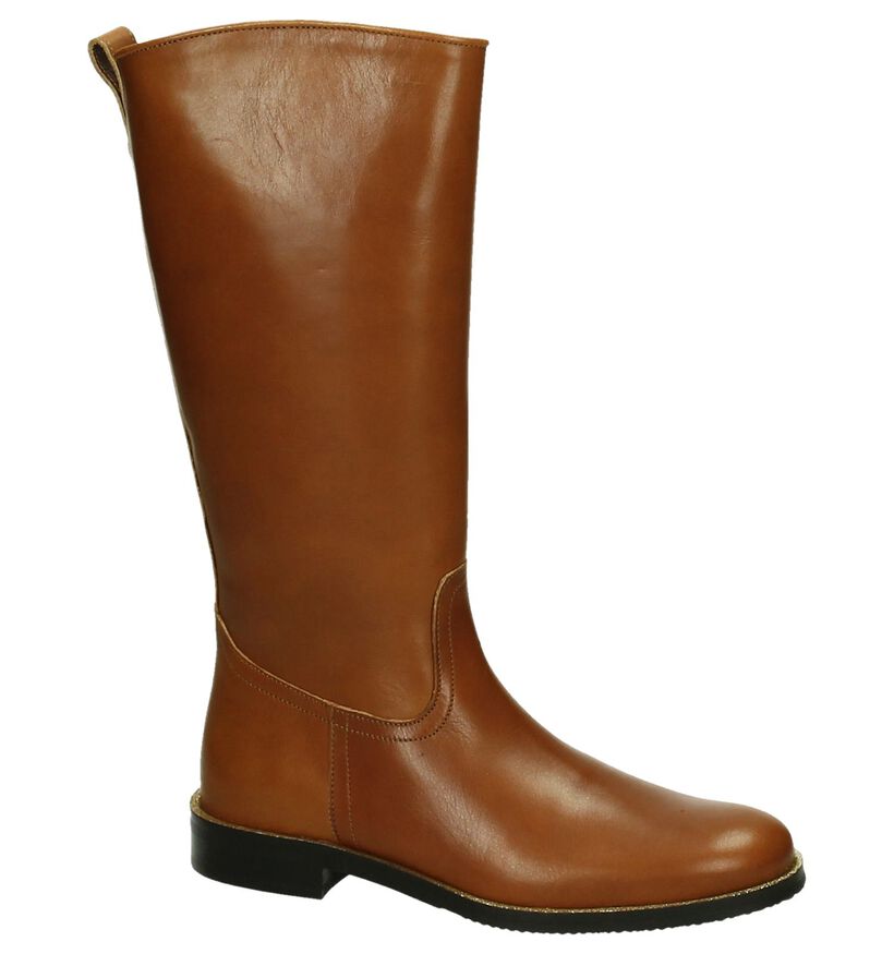 Hampton Bays Bottes hautes en Cognac en cuir (204096)