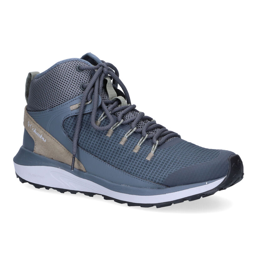 Columbia Trailstorm Bottines en Bleu pour hommes (303286) - pour semelles orthopédiques