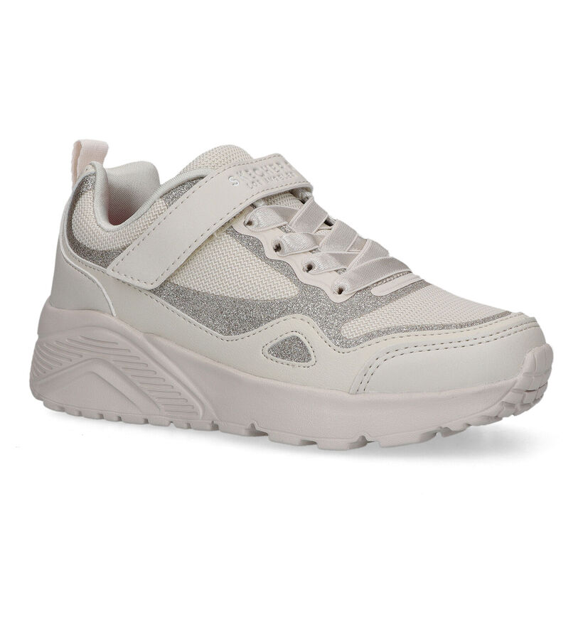 Skechers Uno Lite Ecru Sneakers voor meisjes (319546)