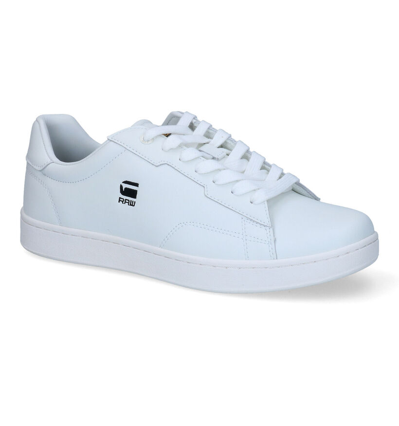 G-Star Cadet Lea Chaussures à lacets en Blanc pour hommes (320073) - pour semelles orthopédiques