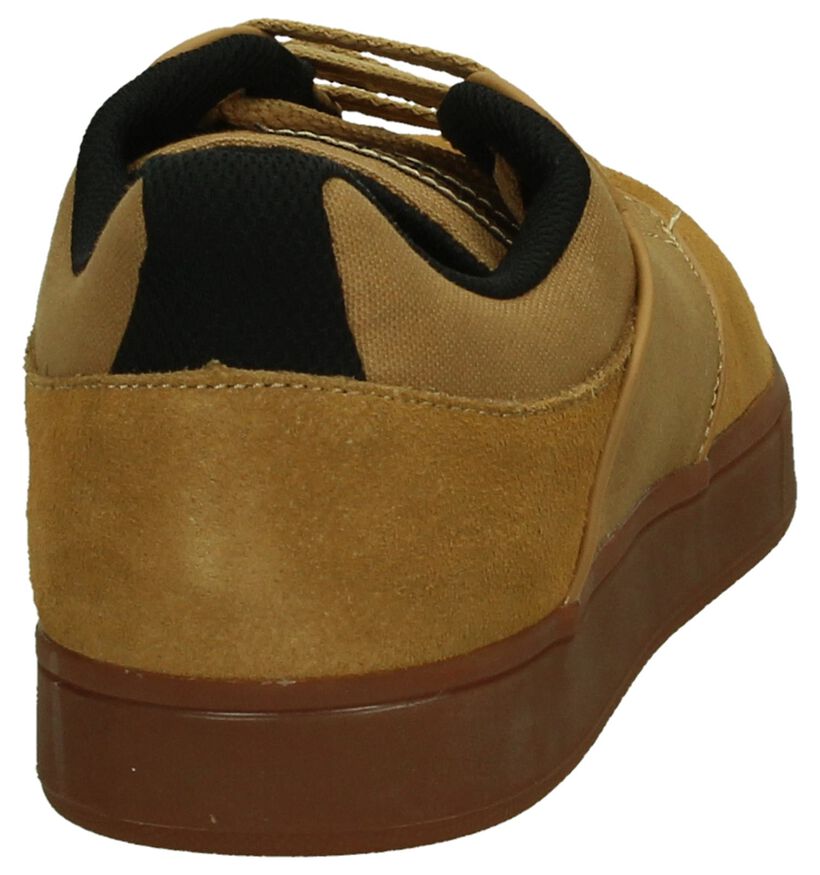 DC Shoes Baskets basses en Cognac en daim (198610)