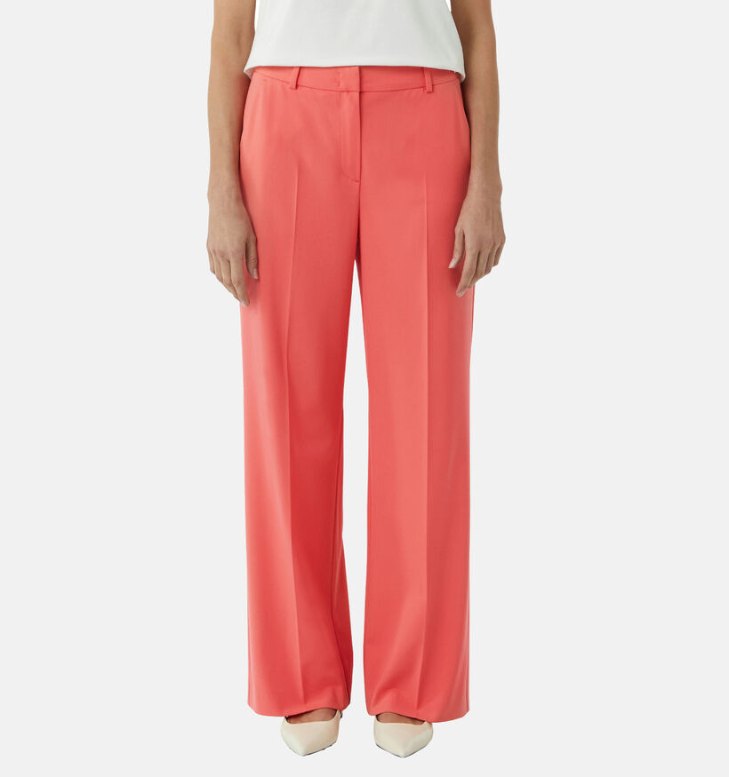 comma Roze Geklede broek voor dames (356965)