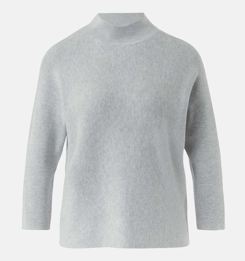 comma Lichtgrijze Pull Lange Mouwen voor dames (364467)