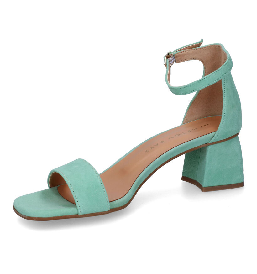 Hampton Bays Sandales à talons en Vert clair pour femmes (310361)