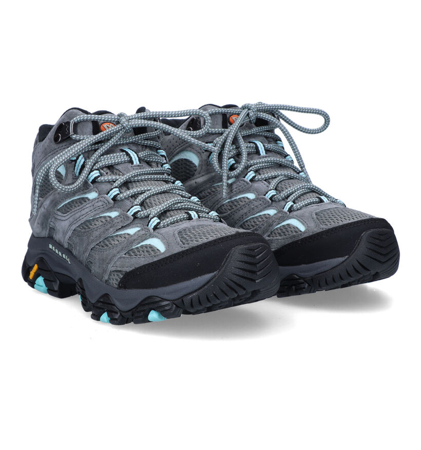 Merrell Moab 3 Mid GTX Groene Wandelschoenen voor dames (352492) - geschikt voor steunzolen