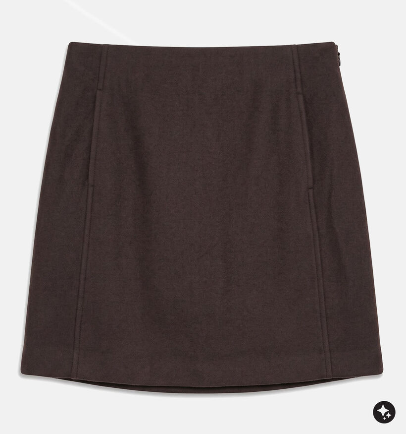 Vero Moda Fortune Allison Donkerbruine Korte Rok voor dames (377596)