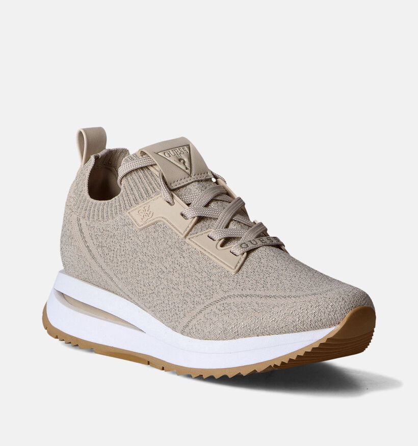 Guess Esti Beige Sneakers voor dames (350426) - geschikt voor steunzolen