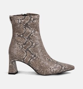 Tamaris Snake Bottines à talons en Marron/Khaki Vert pour femmes (360653)