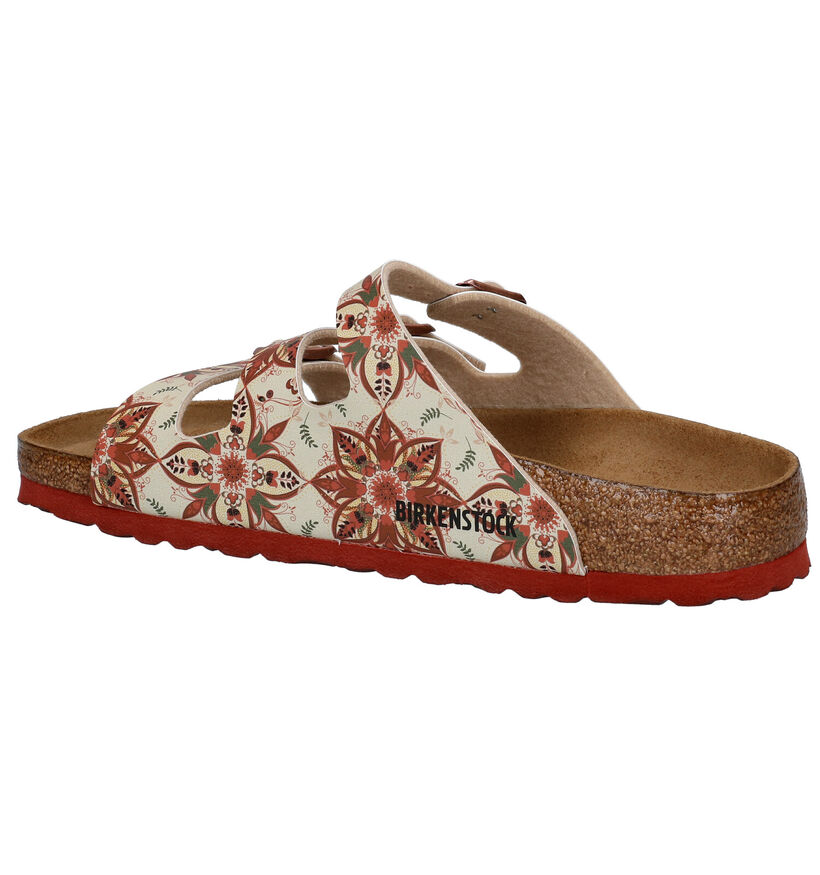 Birkenstock Florida Nu-pieds en Multicolore en simili cuir (271275)