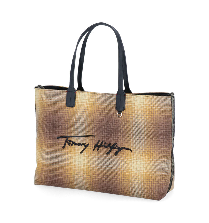 Tommy Hilfiger Iconic Gele Shopper in stof (296946)