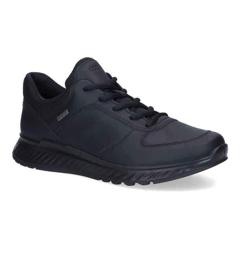 ECCO Exostride Chaussures à lacets en Noir en cuir (314898)