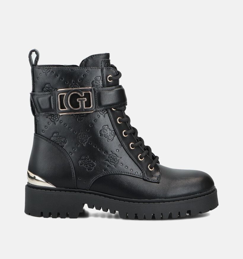 Guess Oranda Boots à lacets en Noir pour femmes (359539) - pour semelles orthopédiques