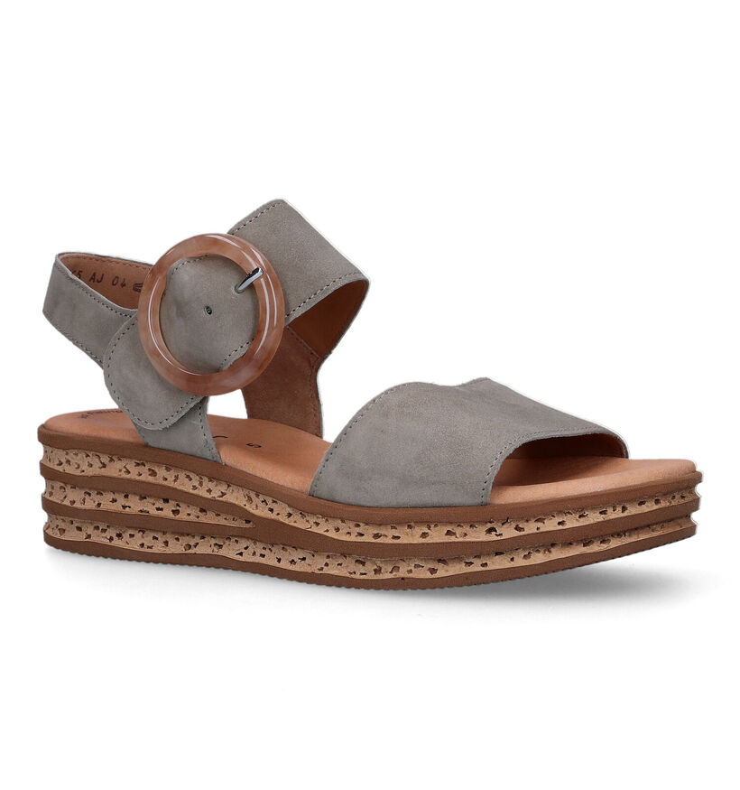 Gabor Best Fitting Kaki Sandalen voor dames (323103)