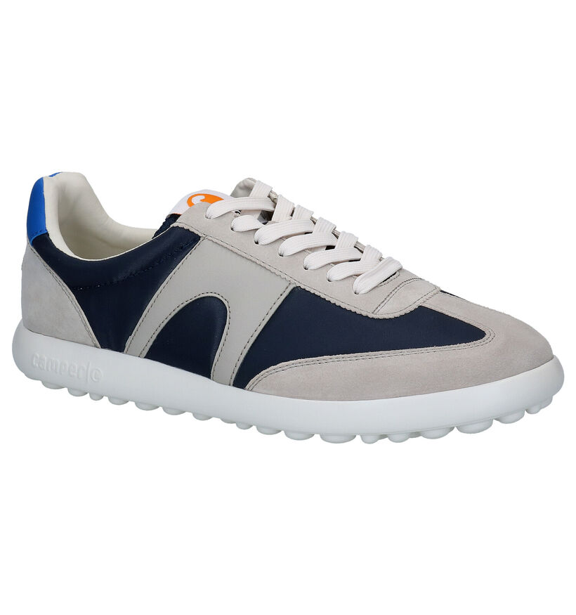 Camper Pelotas Kaki Veterschoenen in nubuck (290257)