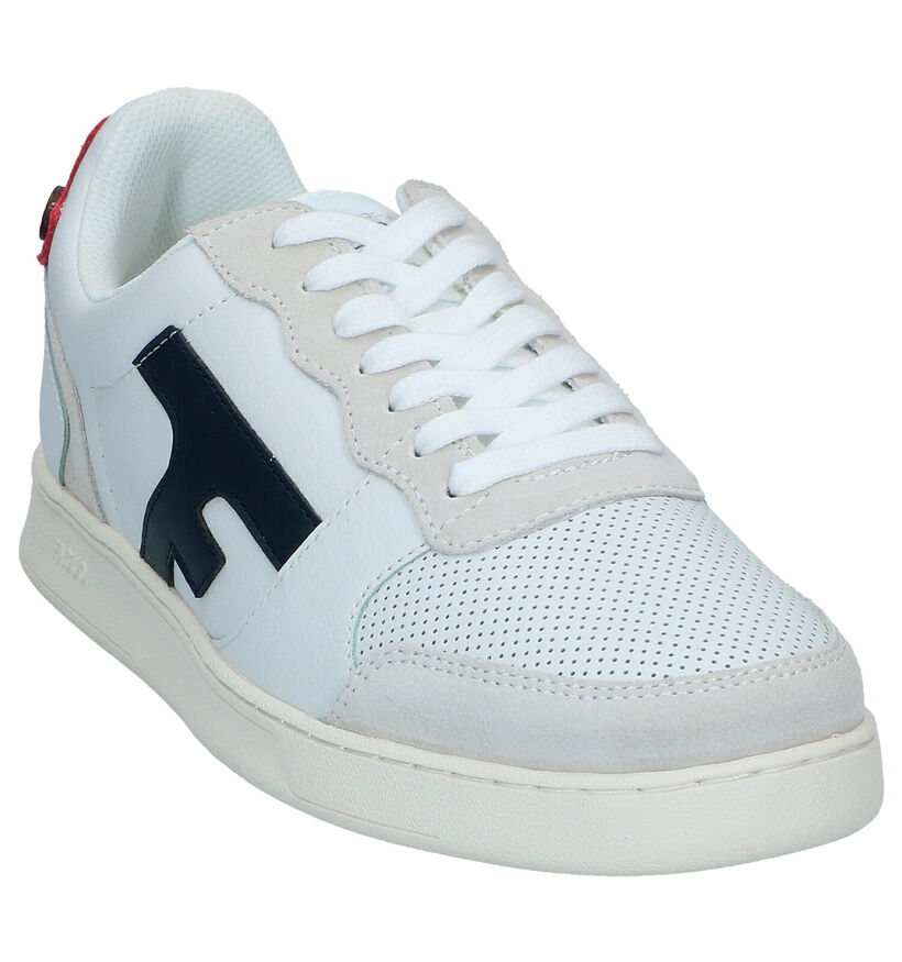 Faguo Hazel Witte Sneakers in leer (289024)