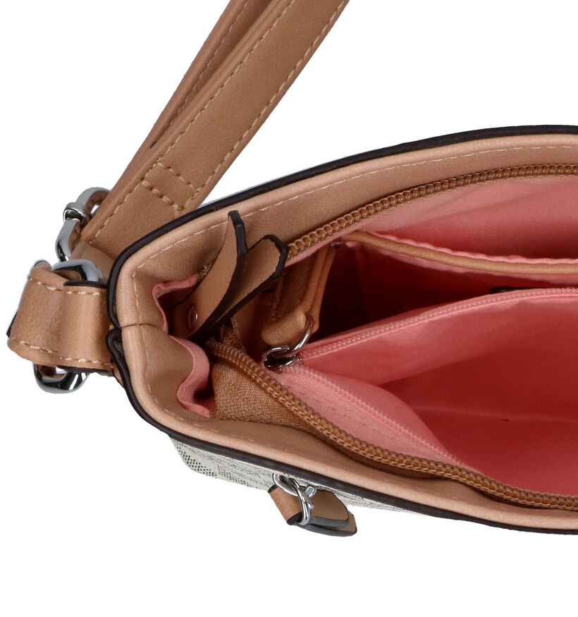 Gabor Barina Beige Crossbody Tas in kunstleer (324661)