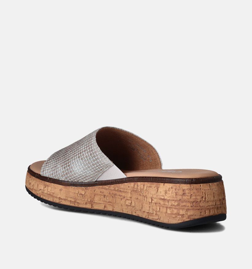 Gabor Beige Slippers met Sleehak voor dames (355073)