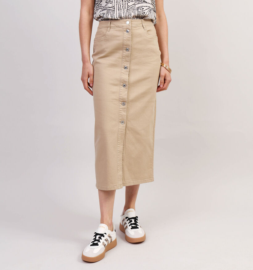 Vero Moda Wild Beige Lange Rok voor dames (353102)