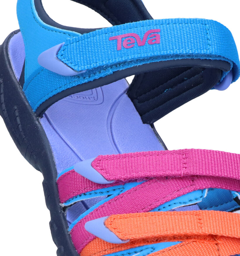 Teva Tirra Blauwe Sandalen in stof (320192)