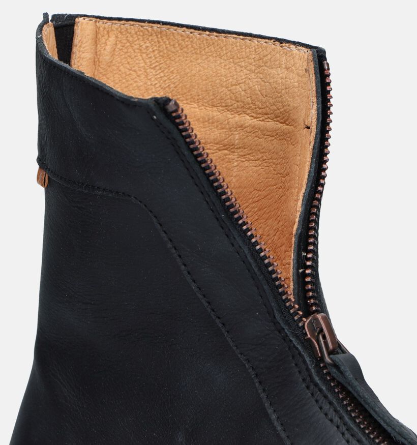 El Naturalista Bottines plates en Noir pour femmes (347337) - pour semelles orthopédiques